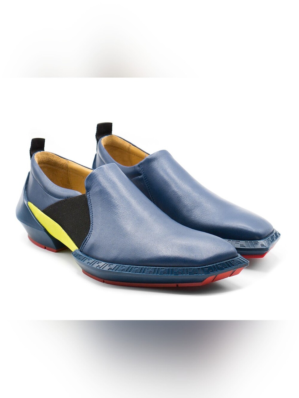 John Fluevog Plurality Blue Slip-On Sneakers